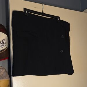 A New Day Black Buttoned Skirt